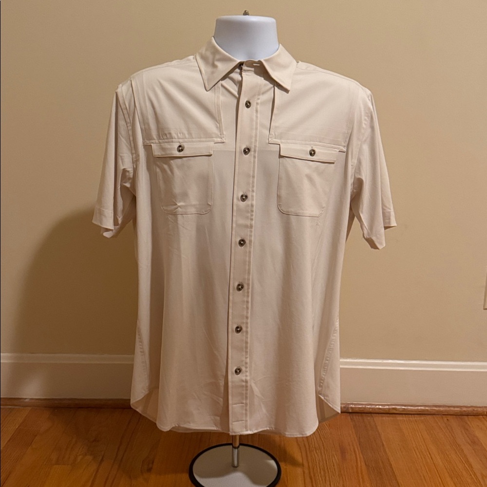GenTeal Vented Safari Shirt in Stone